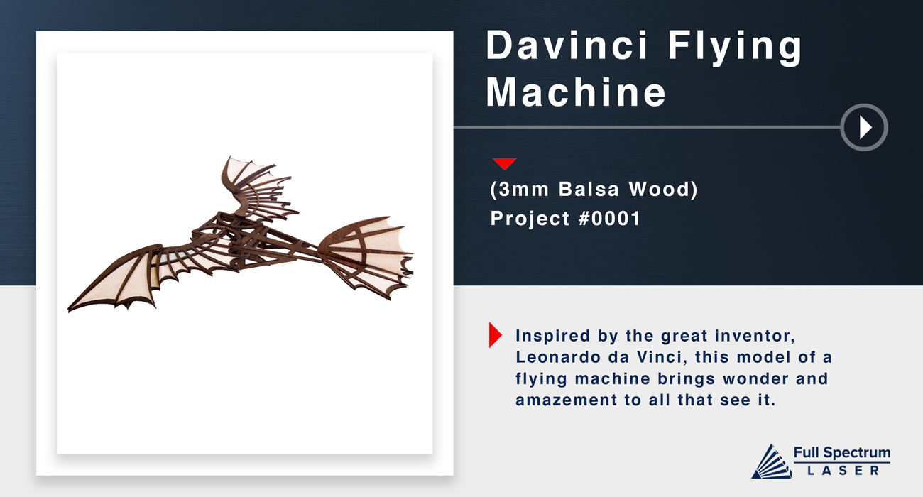 0001 DaVinci Flying Machine
